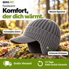 Lade das Bild in den Galerie-Viewer, Fjordwarm – Skandinavische Wintermütze mit Ohrenschutz (Unisex-Einheitsgröße) 2026