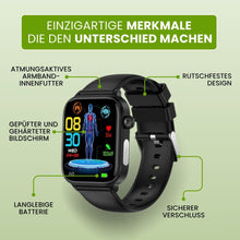 Lade das Bild in den Galerie-Viewer, GlucoCare SOS – Smartwatch zur Unterstützung bei Schmerzen mit SOS & Sturzerkennung (2026)