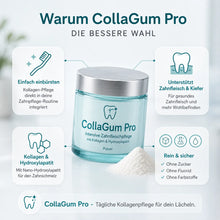 Lade das Bild in den Galerie-Viewer, CollaGum Pro – Kollagen-Zahnfleischpflege für Reparatur, Aufbau & Regeneration