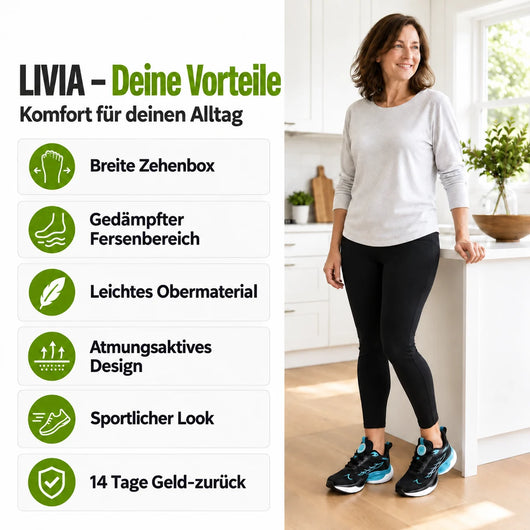 LIVIA – Komfort-Sneaker für Frauen in den Wechseljahren
