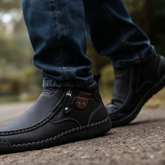 Ergonomische Leder-Schuhe zur Schmerzlinderung