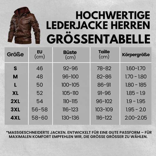 Connery - Hochwertige Lederjacke Herren