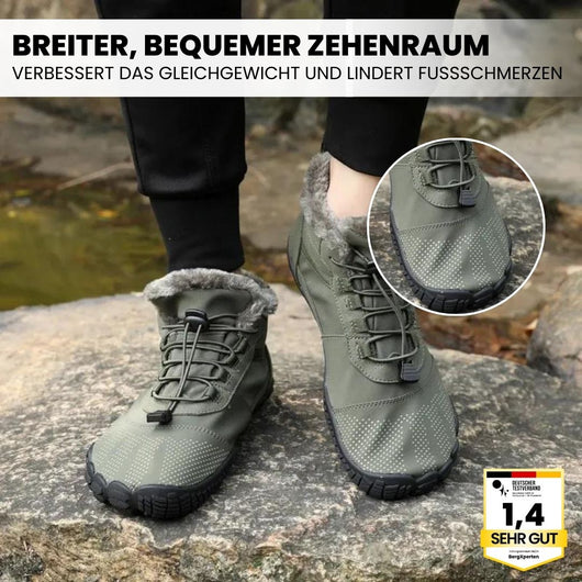 OrthoThermo - schmerzlindernde, wasserabweisende & gefütterte Barfußschuhe