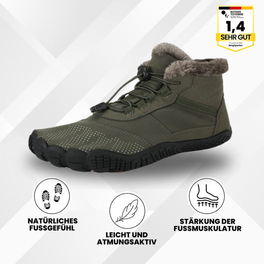 OrthoThermo - schmerzlindernde, wasserabweisende & gefütterte Barfußschuhe