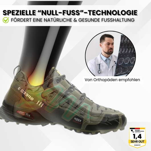 OrthoTrekking Max - Orthopädische schmerzlindernde Wanderschuhe