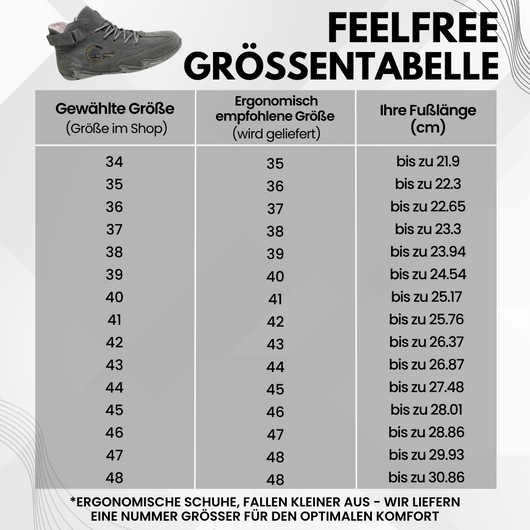 FeelFree – ergonomischer, wasserdichter & schmerzlindernder Barfußschuh