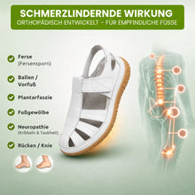 Lade das Bild in den Galerie-Viewer, BellaVita Komfort-Sandale aus Leder — Premium-Soft · Rutschfest · Federleicht
