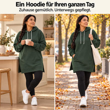 Lade das Bild in den Galerie-Viewer, KuschelLiebe – der extra lange Wohlfühlhoodie | deckenweich, warm &amp; figurschmeichelnd
