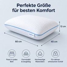Lade das Bild in den Galerie-Viewer, SleepCool Pro - Kühlendes &amp; ergonomisches Bambus-Kissen für erholsamen Schlaf
