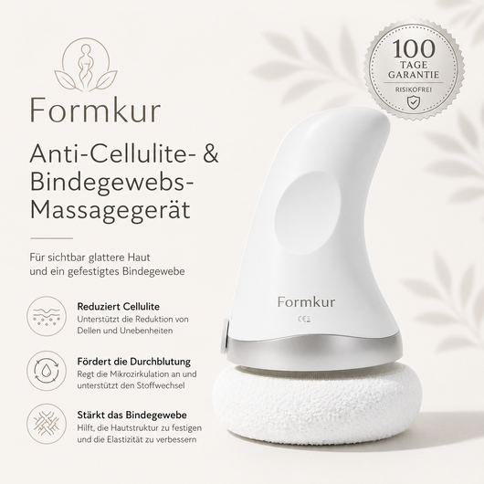Formkur - Anti-Cellulite Massagegerät für Bauch, Beine & Po