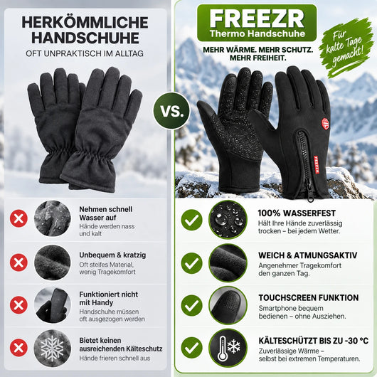 FREEZR Thermo Handschuh - perfekt für jedes Abenteuer 2026