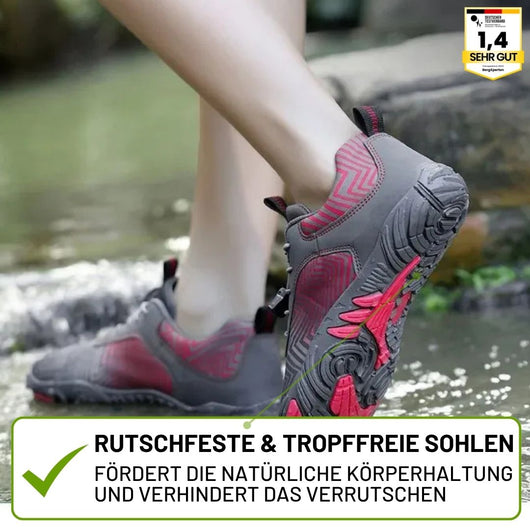FALKO - ergonomische, schmerzlindernde & wasserabweisende Barfußschuhe für Entlastung bei Rückenschmerzen & Gelenkproblemen
