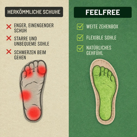 FeelFree Slip-On – Orthopädische Komfort-Sneaker | Reinschlüpfen & schmerzfrei durch den Tag