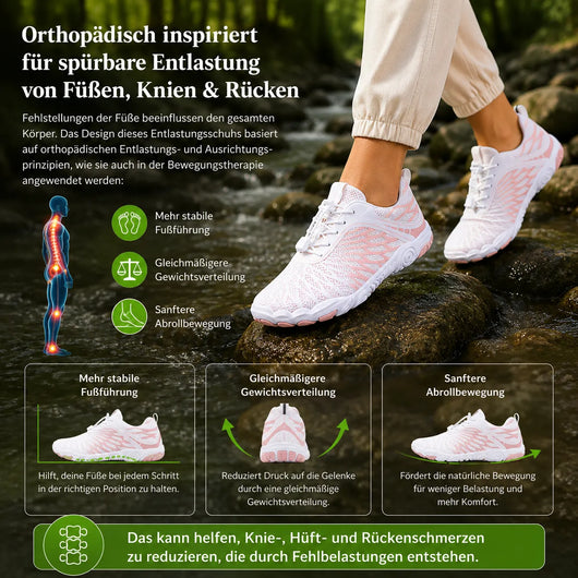 FloraX Pro - ergonomische & schmerzlindernde | wasserdichte Barfußschuhe