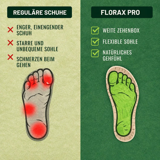 FloraX Pro - ergonomische & schmerzlindernde | wasserdichte Barfußschuhe