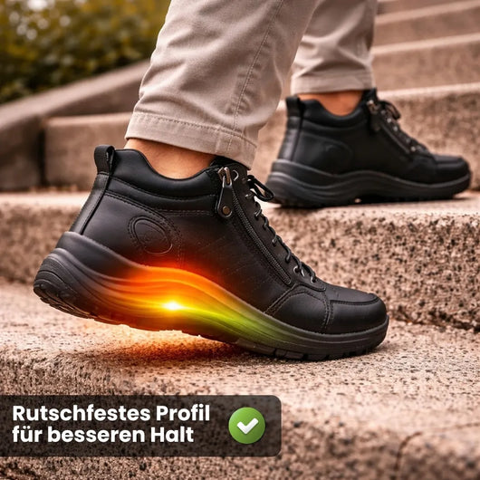 FussFit - ergonomische, schmerzlindernde, rutschfeste Leder-Barfußschuhe