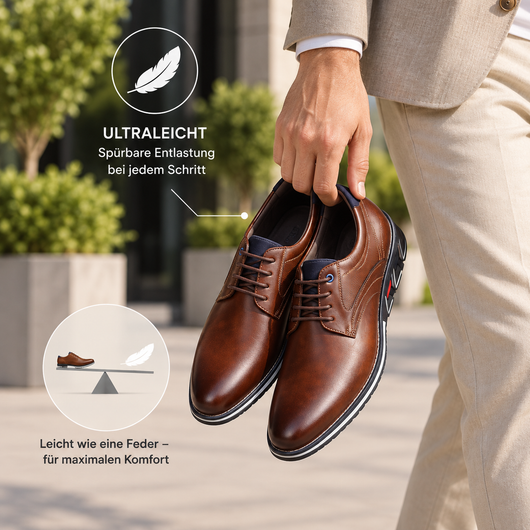Gatsby Premium – Ergonomischer & Eleganter Business-Schuh zur Schmerzlinderung