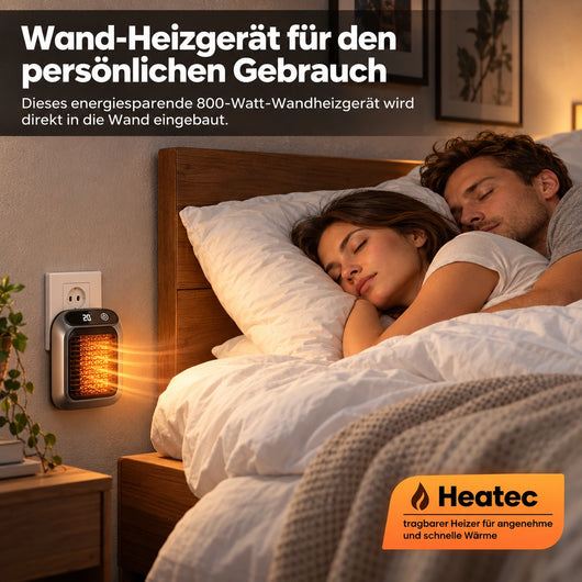 HEATEC™ - tragbarer Heizer für kostenschonende und schnelle Wärme