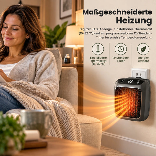 HEATEC™ - tragbarer Heizer für kostenschonende und schnelle Wärme