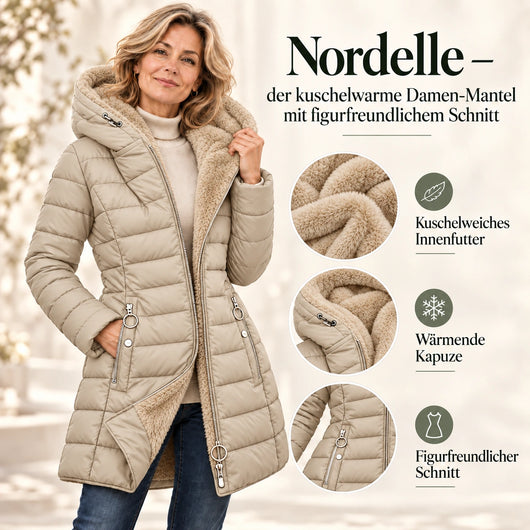 Nordelle – der kuschelwarme Damen-Mantel mit figurfreundlichem Schnitt