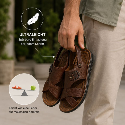 OrthoFeel - Schmerzlindernde Komfort-Sandalen | Rutschfest & Federleicht