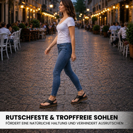 OrthoKomfort - Damen ergonomische schmerzlindernde Komfort-Sandalen