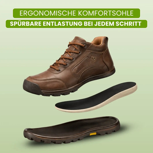 Orthopädische Premium-Lederstiefel | Ganztägiger Tragekomfort