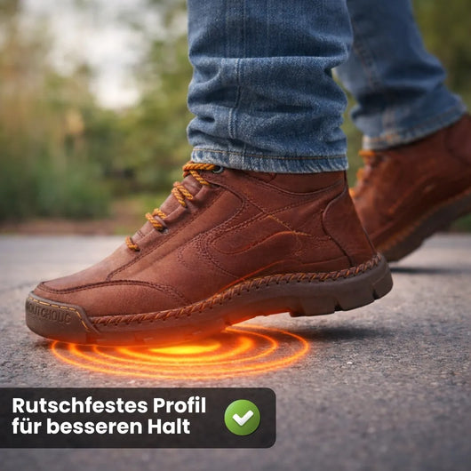 Orthopädische Premium-Lederstiefel | Ganztägiger Tragekomfort
