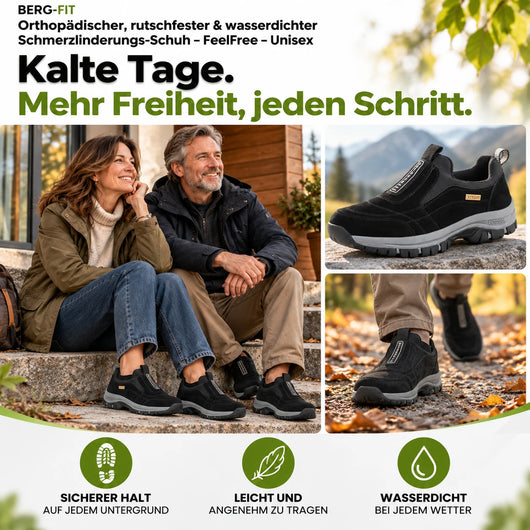 Orthopädischer, rutschfester & wasserdichter Schmerzlinderungs-Schuh - FeelFree - Unisex 2026
