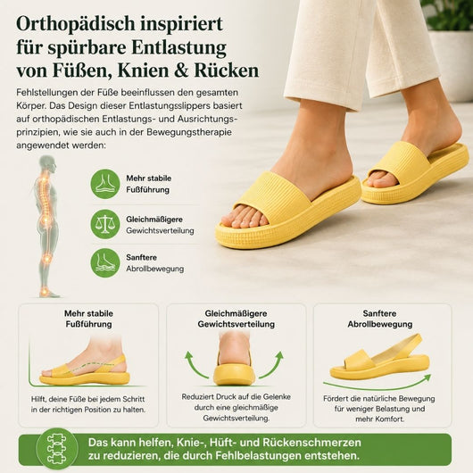 Orthoslipper — Schmerzlindernde Komfort-Slipper | Rutschfest & Federleicht