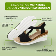 Lade das Bild in den Galerie-Viewer, OrthoStella - Schmerzlindernde Komfort-Sandalen | Rutschfest &amp; Federleicht
