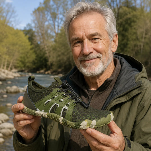 Trek – wasserdichter Outdoor-Barfußschuh | Rutschfest & Schmerzlindernd