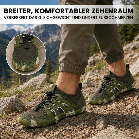 Trek – wasserdichter Outdoor-Barfußschuh | Rutschfest & Schmerzlindernd