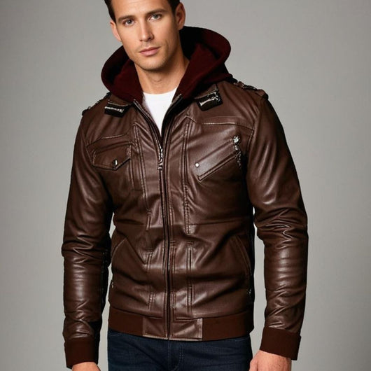 Connery - Hochwertige Lederjacke Herren