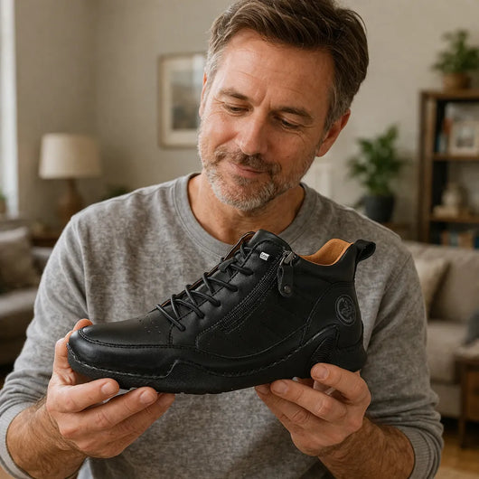 FussFit - ergonomische, schmerzlindernde, rutschfeste Leder-Barfußschuhe