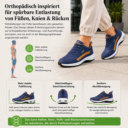 OrthoX – Schmerzlindernde Komfortschuh | Rutschfest & Federleicht