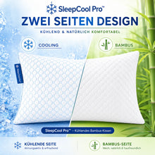 Lade das Bild in den Galerie-Viewer, SleepCool Pro - Kühlendes &amp; ergonomisches Bambus-Kissen für erholsamen Schlaf
