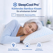Lade das Bild in den Galerie-Viewer, SleepCool Pro - Kühlendes &amp; ergonomisches Bambus-Kissen für erholsamen Schlaf

