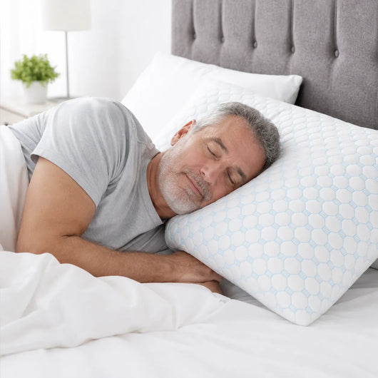 SleepCool Pro - Kühlendes & ergonomisches Bambus-Kissen für erholsamen Schlaf